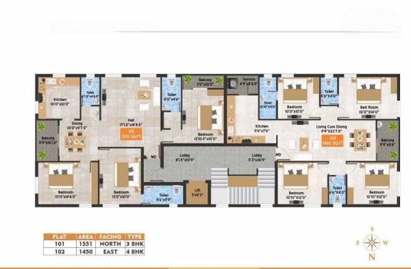  vishaka Vishaka Cluster Plan for 1st Floor