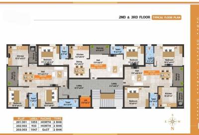  vishaka Vishaka Cluster Plan from 2nd to 3rd Floor