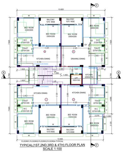  pearl-exotica Pearl Exotica Cluster Plan from 1st to 4th Floor