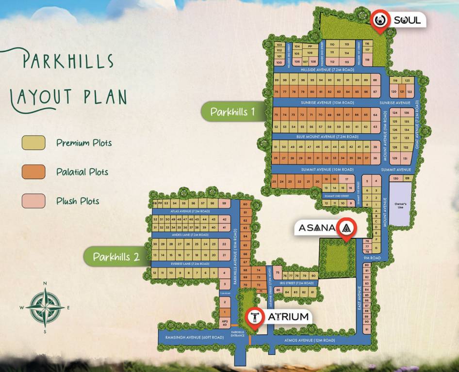  park hills phase 2 Layout Plan