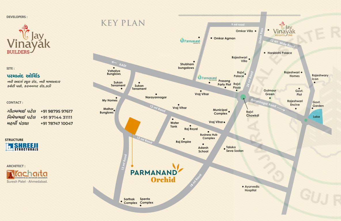  parmanand orchid Location Plan