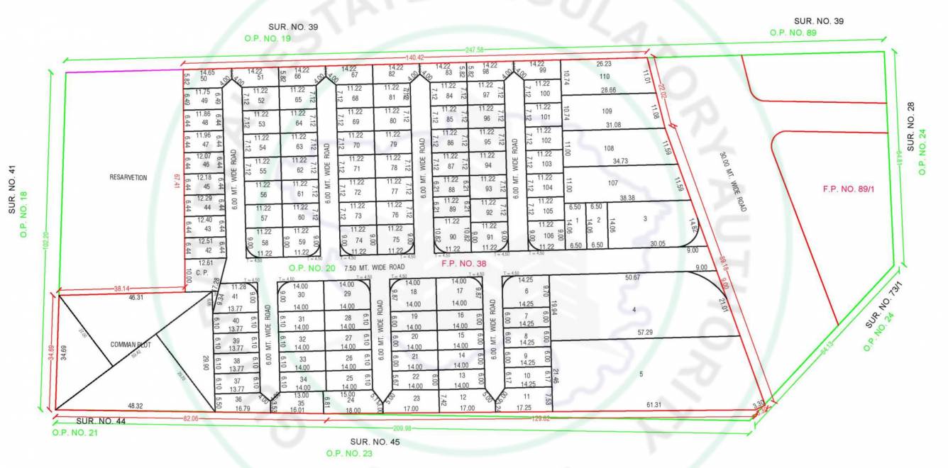  shree ram residency Layout Plan