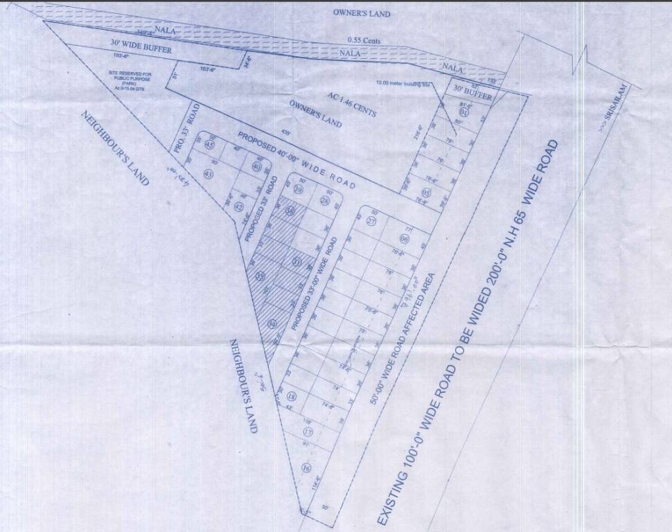  shiva sai enclaves Layout Plan