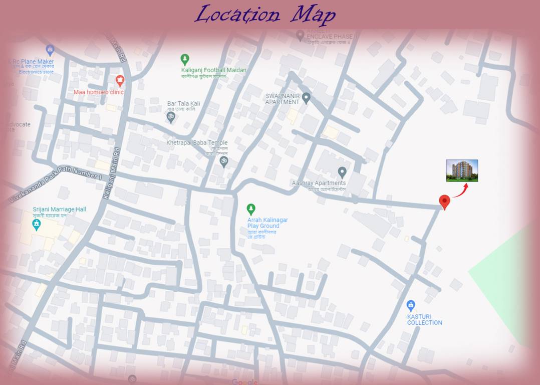  paulami ananda niketan Location Plan