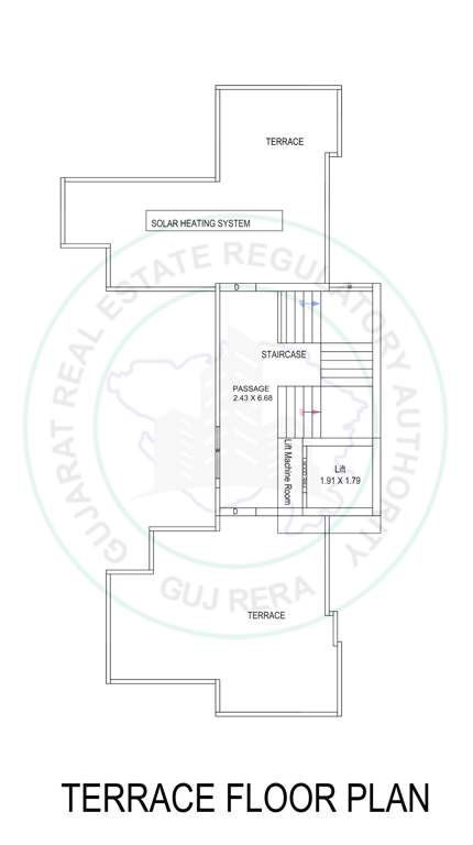  noori mahal Noori Mahal Cluster Plan for terrace Floor