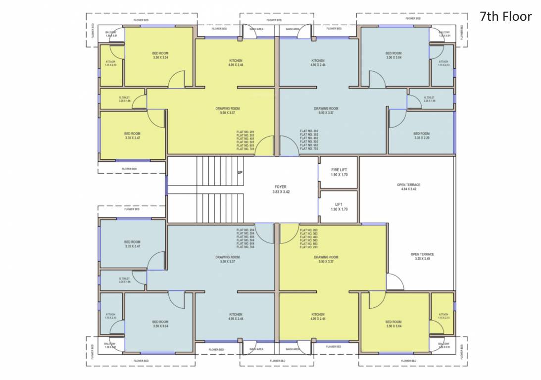  apple heaven Apple Heaven Cluster Plan for 7th Floor