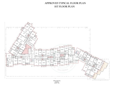 Residency A1 Cluster Plan from 1st to 2nd Floor residency Residency A1 Cluster Plan from 1st to 2nd Floor