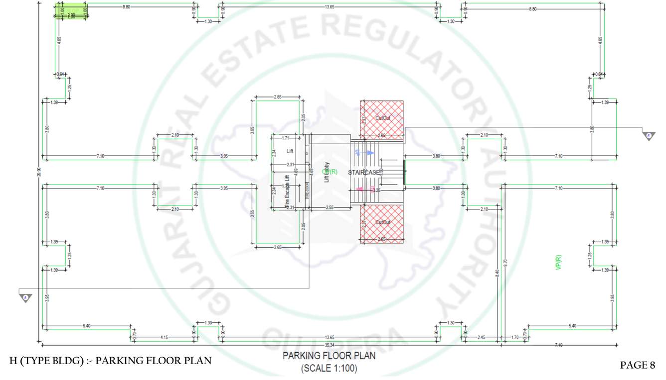  green leaves building g and h Green Leaves Building G And H Block H Cluster Plan from 1st to 5th Floor