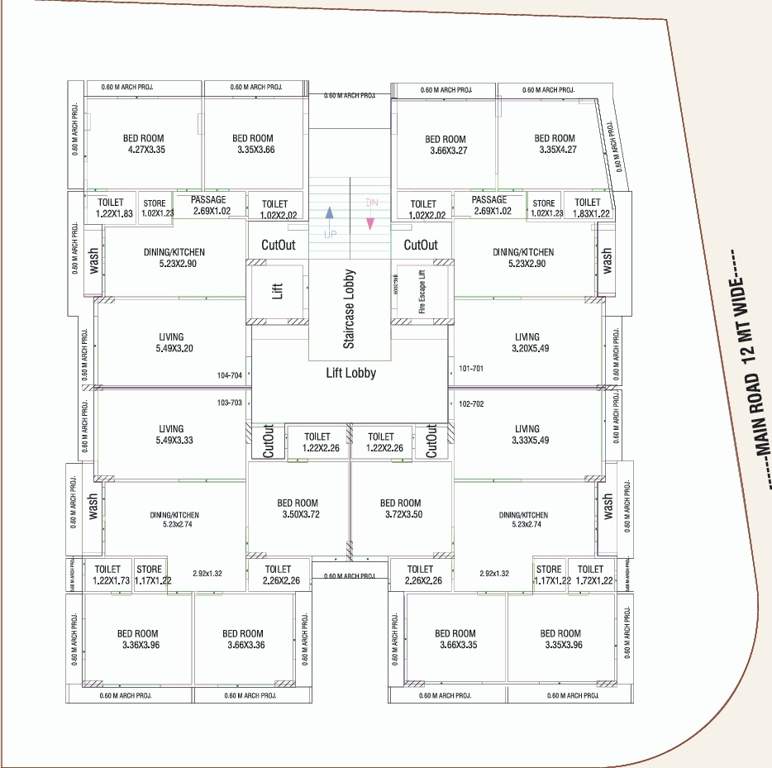  shreeji avenue a Layout Plan