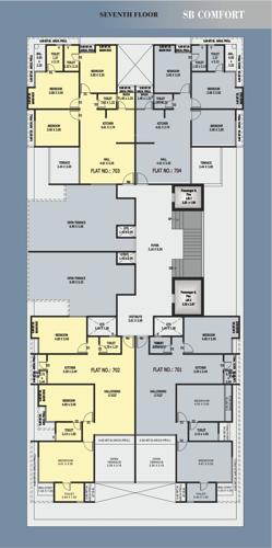  sb-comfort SB COMFORT Cluster Plan for 7th Floor