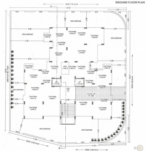 Tower A Cluster Plan for ground Floor uma-skyz Tower A Cluster Plan for ground Floor