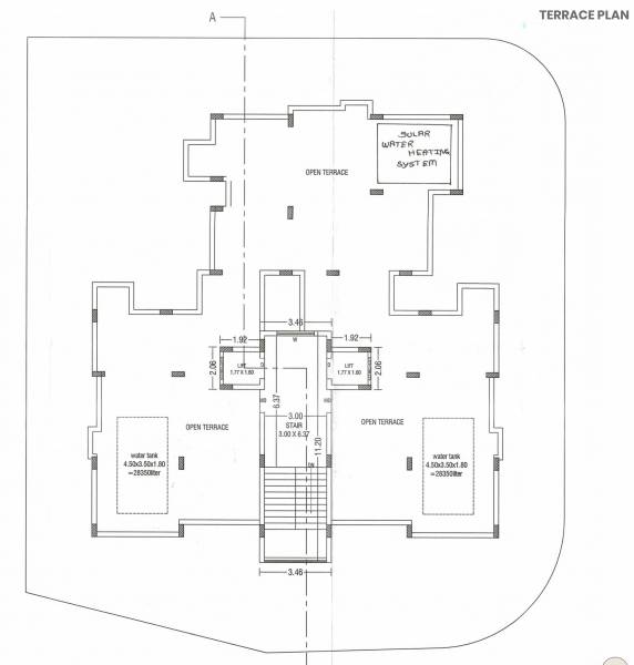 Tower A Cluster Plan for terrace Floor uma-skyz Tower A Cluster Plan for terrace Floor