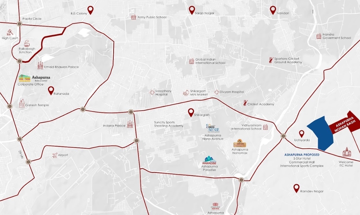  ashapurna mohanbagh vii Location Plan