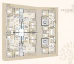  saundarya Wing-B Cluster Plan from 3rd to 5th Floor