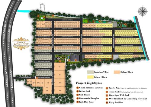 Layout Plan leela-vamsi-s-royal-city Layout Plan