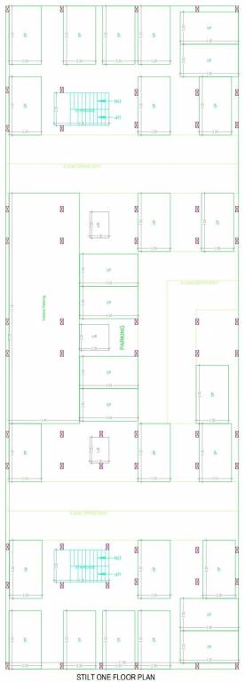 sai mantara towers Cluster Plan Ground Floor