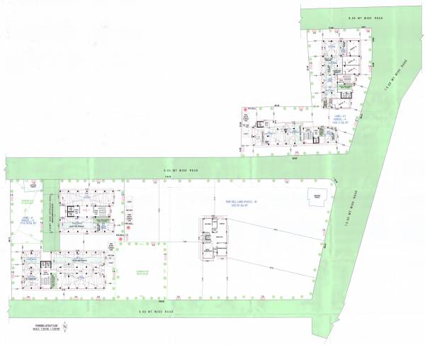  adarshnagar Tower A,A1,B,B1 Cluster Plan For Basement