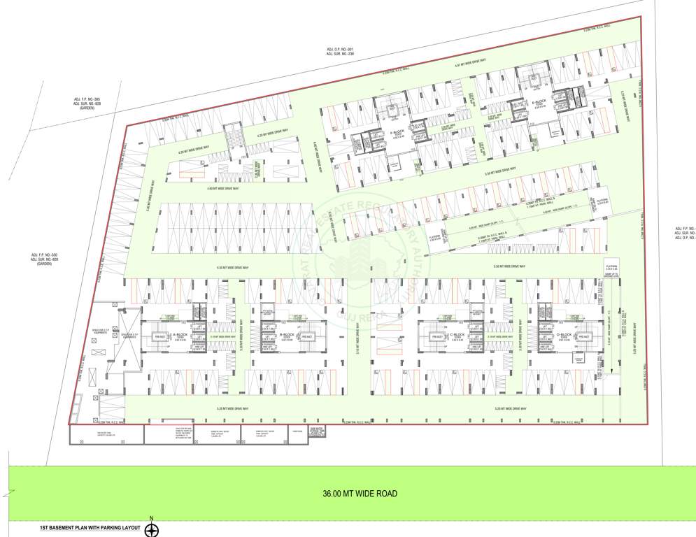 orchid finsbury Tower A Cluster Plan for basement Floor
