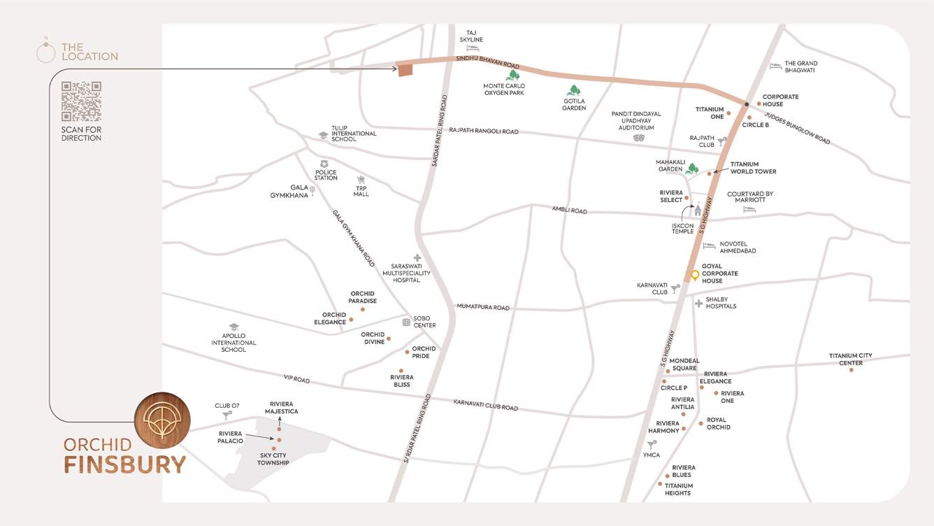  orchid finsbury Location Plan