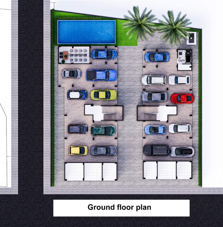  swabhumi galaxy Tower A Cluster Plan for Car Parking