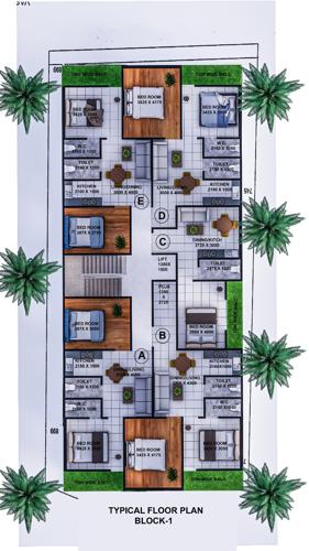  swabhumi-galaxy Tower A Cluster Plan from 1st to 5th Floor