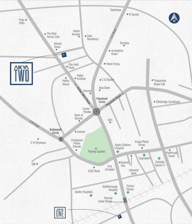  aikya two Location Plan