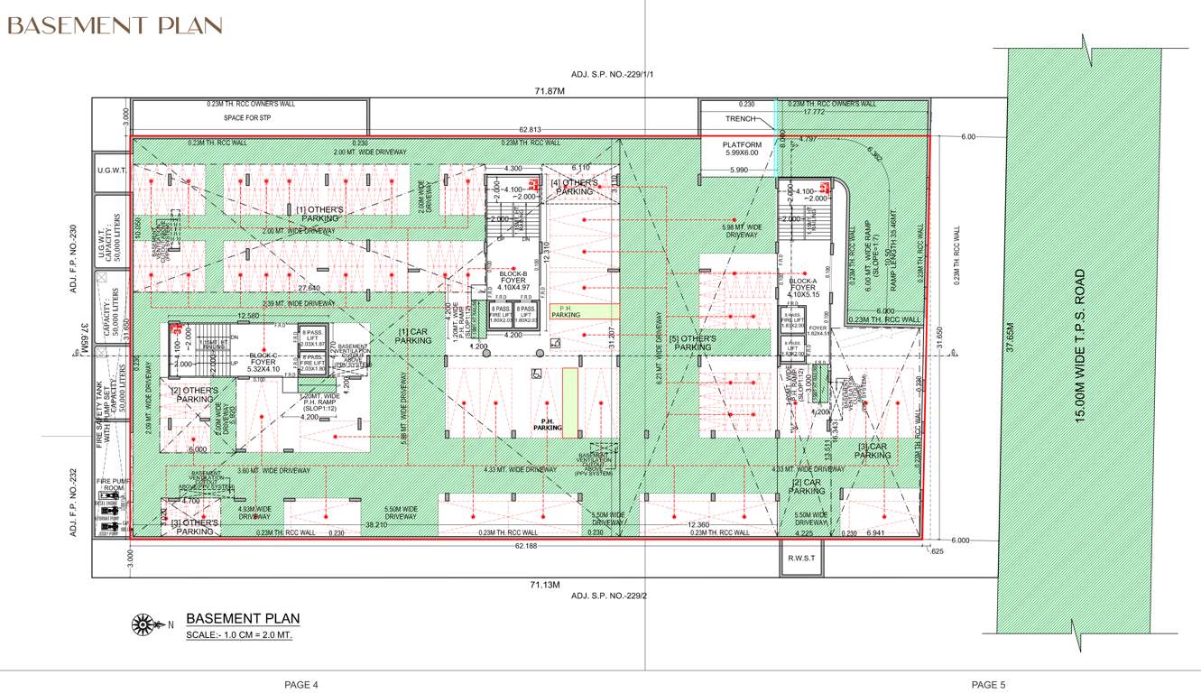  orium elements Block A Cluster Plan for Basmenet Floor