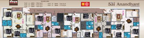  sai-anandham Sai Anandham Cluster Plan from 1st to 5th Floor