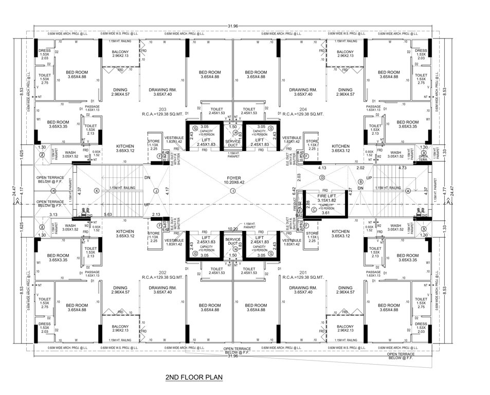  rhythm gladeview Rhythm Gladeview Cluster Plan for 2nd Floor