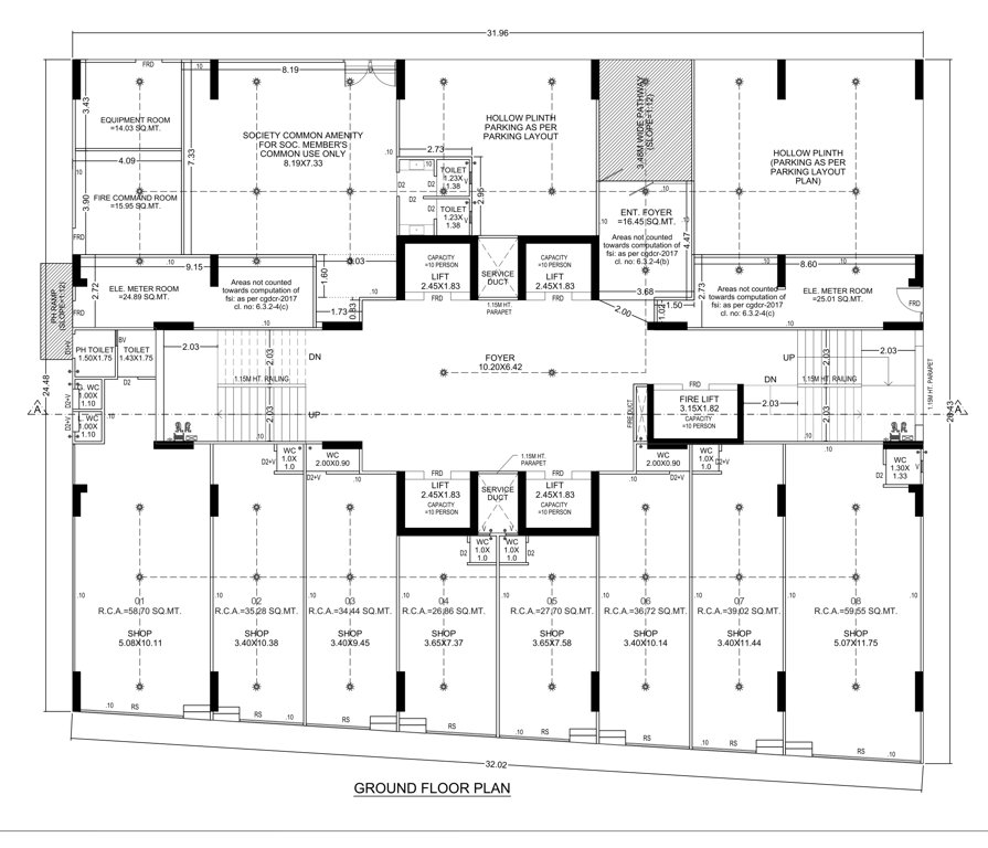 rhythm gladeview Rhythm Gladeview Cluster Plan for Ground Floor