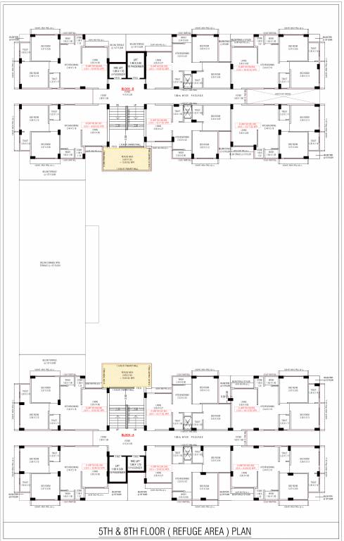  radhika coutyard A Cluster Plan from 5th to 8th Floor