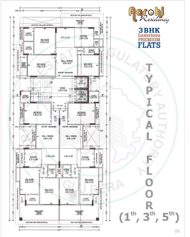  aarohi residency Block A Cluster Plan