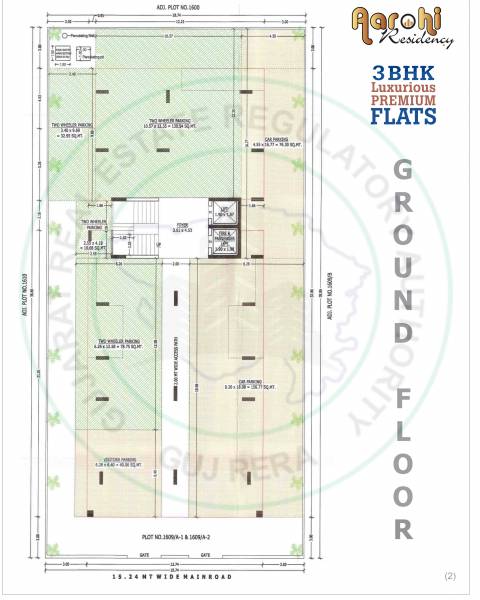  aarohi-residency Block A Cluster Plan for ground Floor