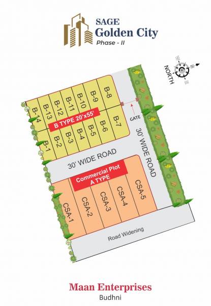Layout Plan sage-golden-city-phase-ii Layout Plan