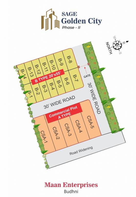 sage golden city phase ii Layout Plan