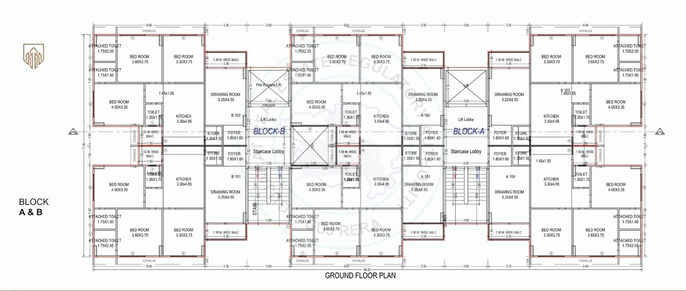 suvarna exotica A Cluster Plan for ground Floor