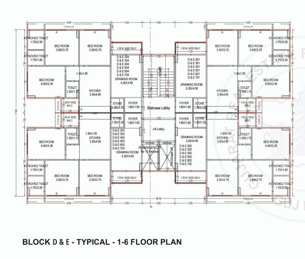  suvarna-exotica D Cluster Plan for 6th Floor