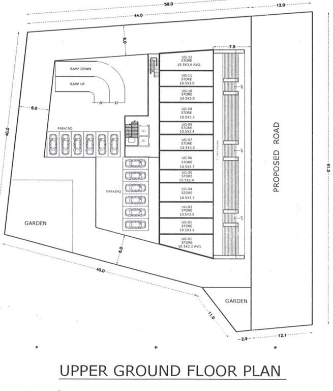  gajanan residential Gajanan Residential Cluster Plan for ground Floor