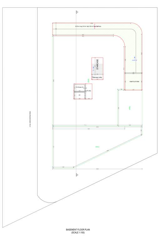 shree divyesh apartment Shree Divyesh Apartment Cluster Plan for basement Floor
