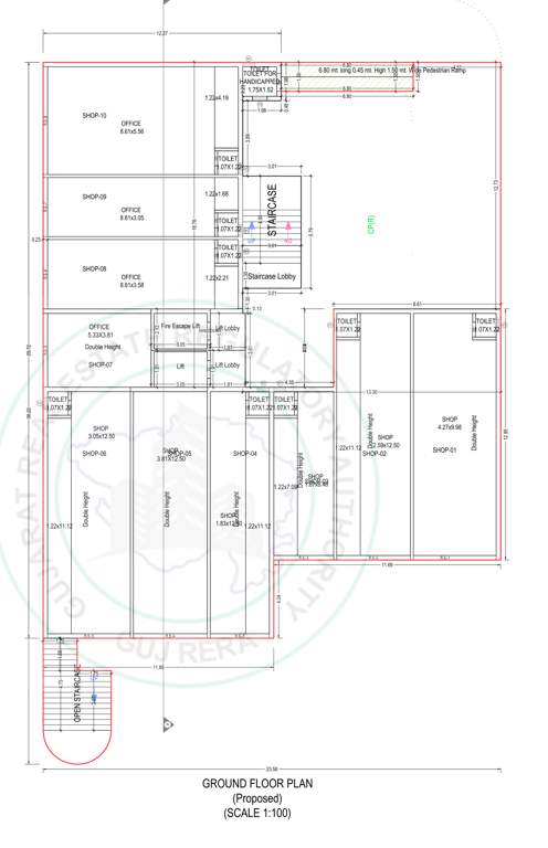 shree divyesh apartment Shree Divyesh Apartment Cluster Plan for ground Floor