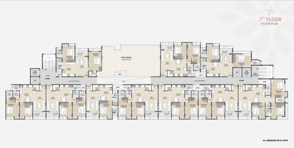  tulsi-kalash A+B Cluster Plan for 7th Floor