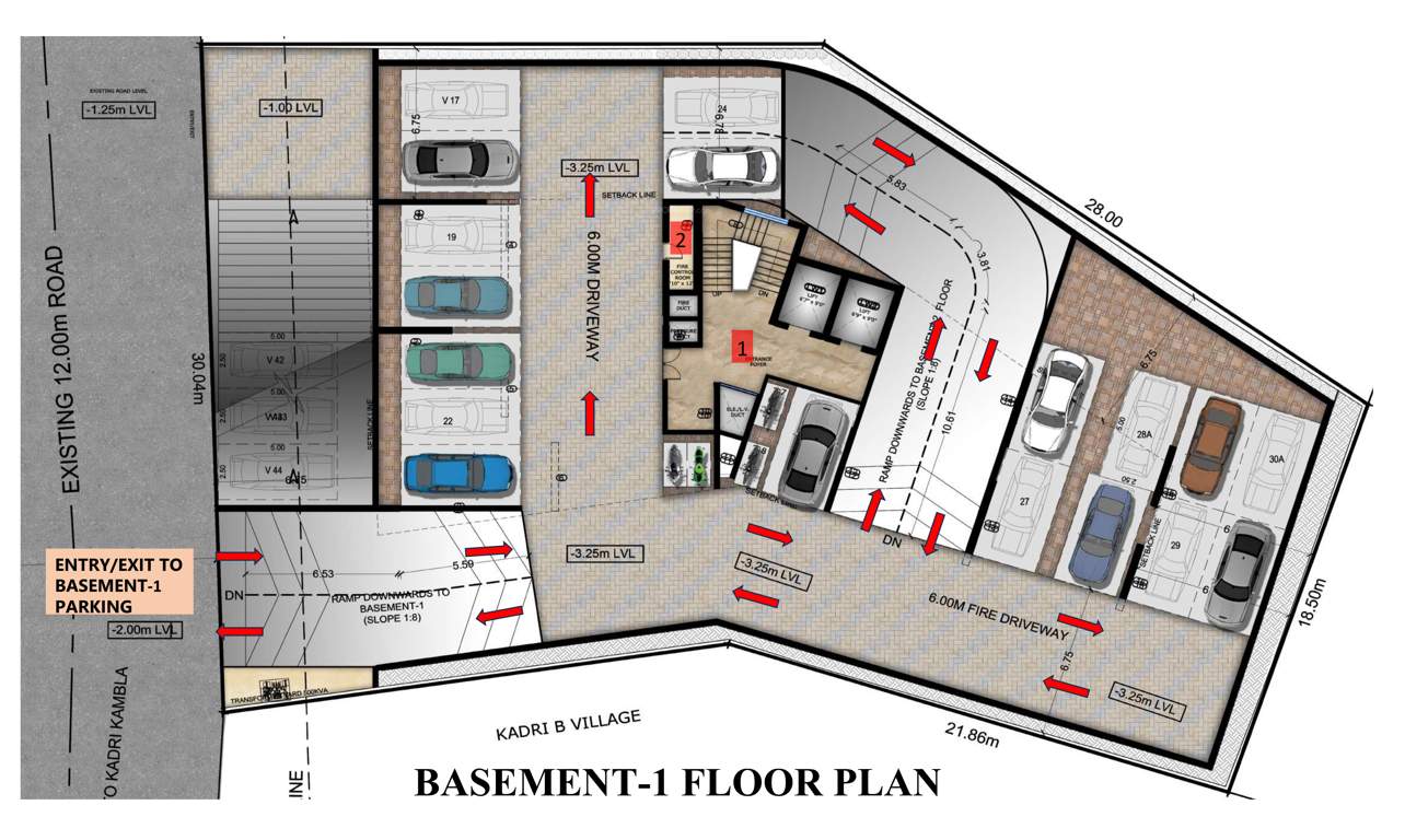 land trades krishna kuteera Land Trades Krishna Kuteera Cluster Plan for basement Floor