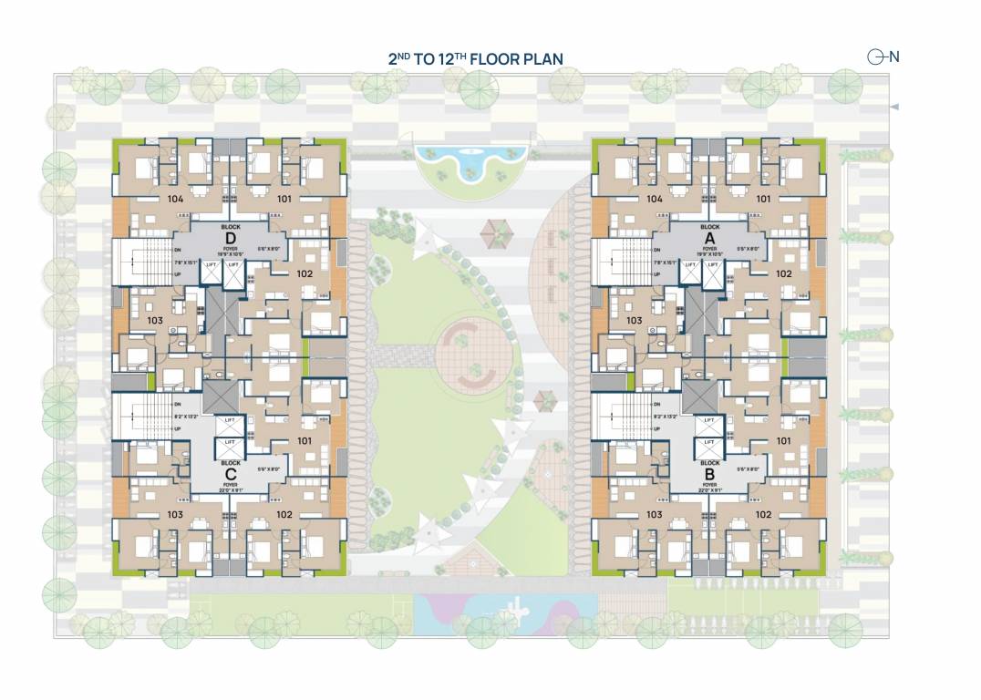  heartland Block AB Cluster Plan