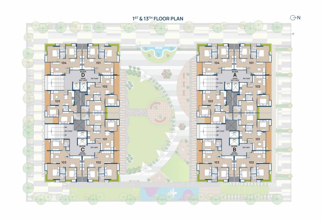  heartland Block AB Cluster Plan