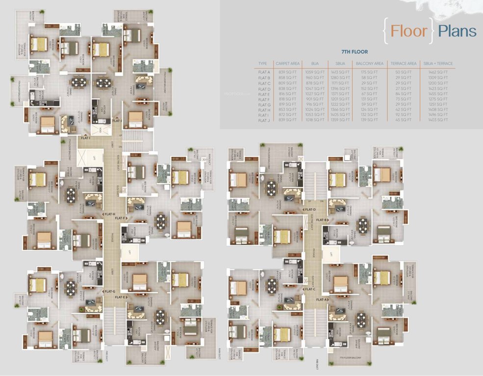  juri heights Juri Heights Cluster Plan for 7th Floor