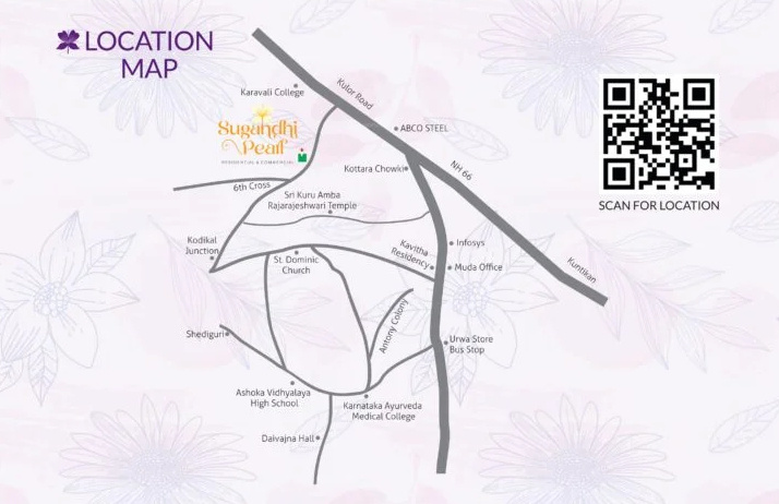 sugandhi pearl Location Plan