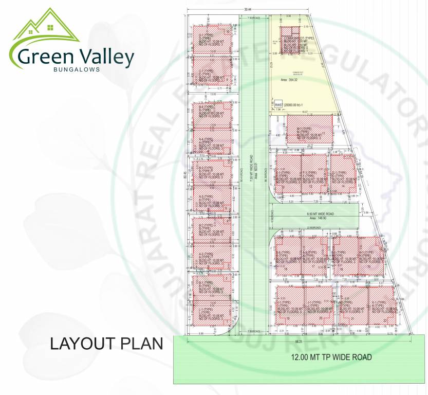 green valley bungalows Layout Plan