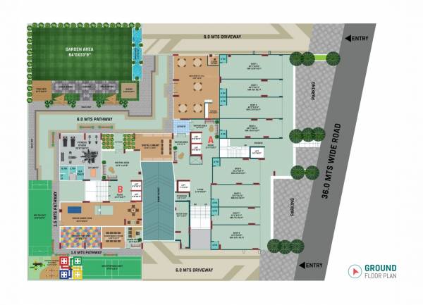  terra-sky A+B Cluster Plan