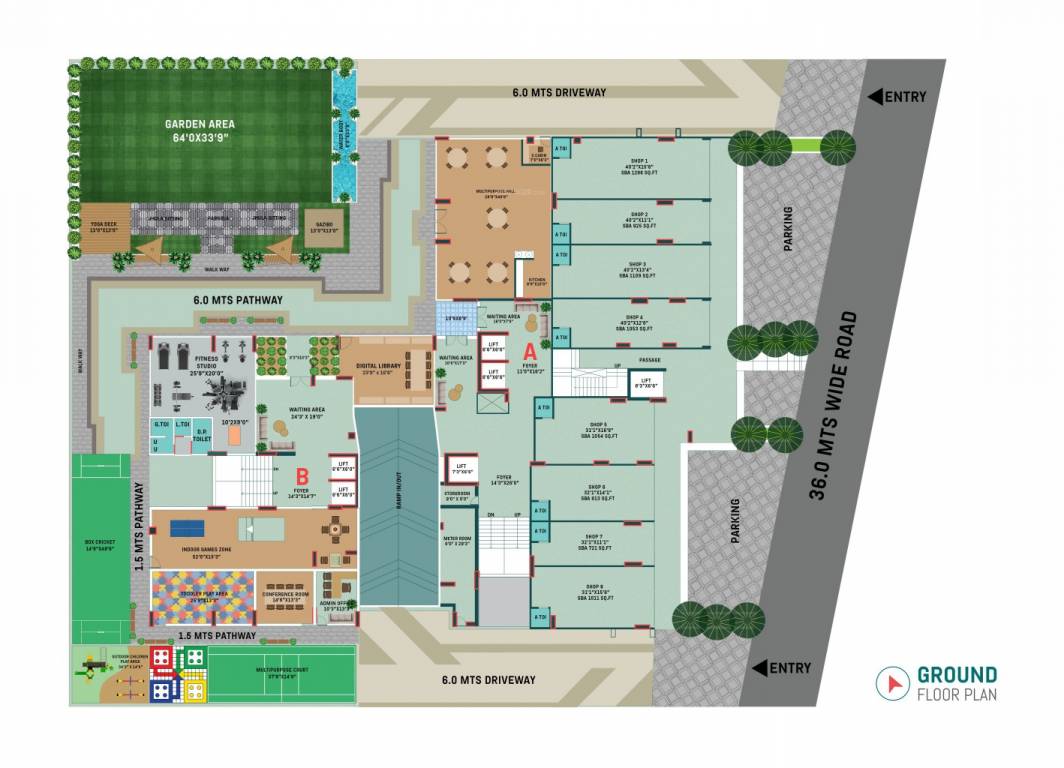  terra sky A+B Cluster Plan