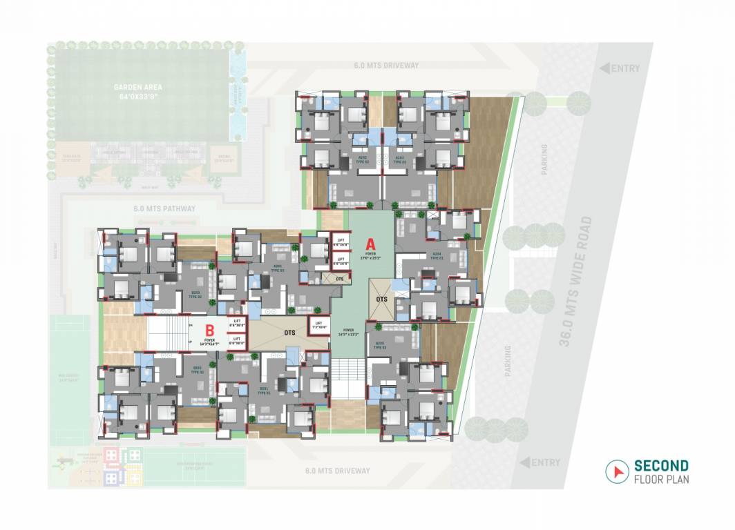  terra sky A+B Cluster Plan